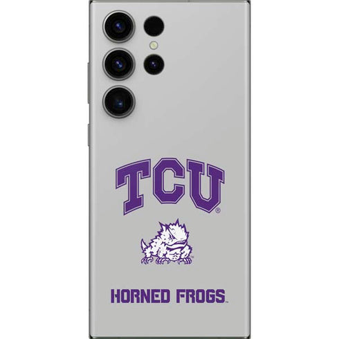 Texas Christian University Horned Frogs Logo Print Galaxy Skins